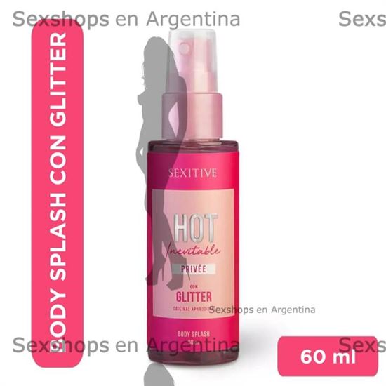 Body Spash Privee con glitter 60ml